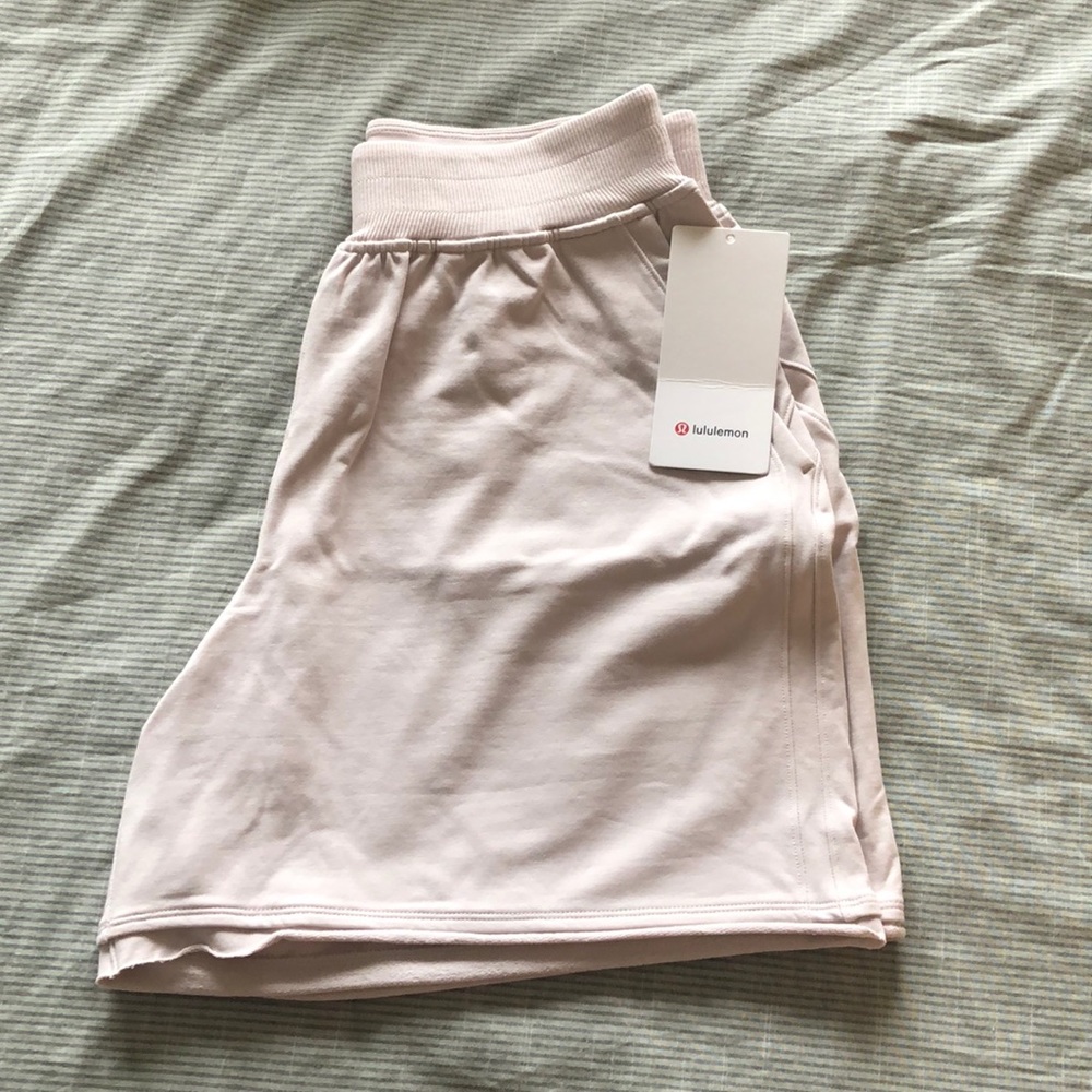 NWT Lululemon French Terry High Rise Long Short